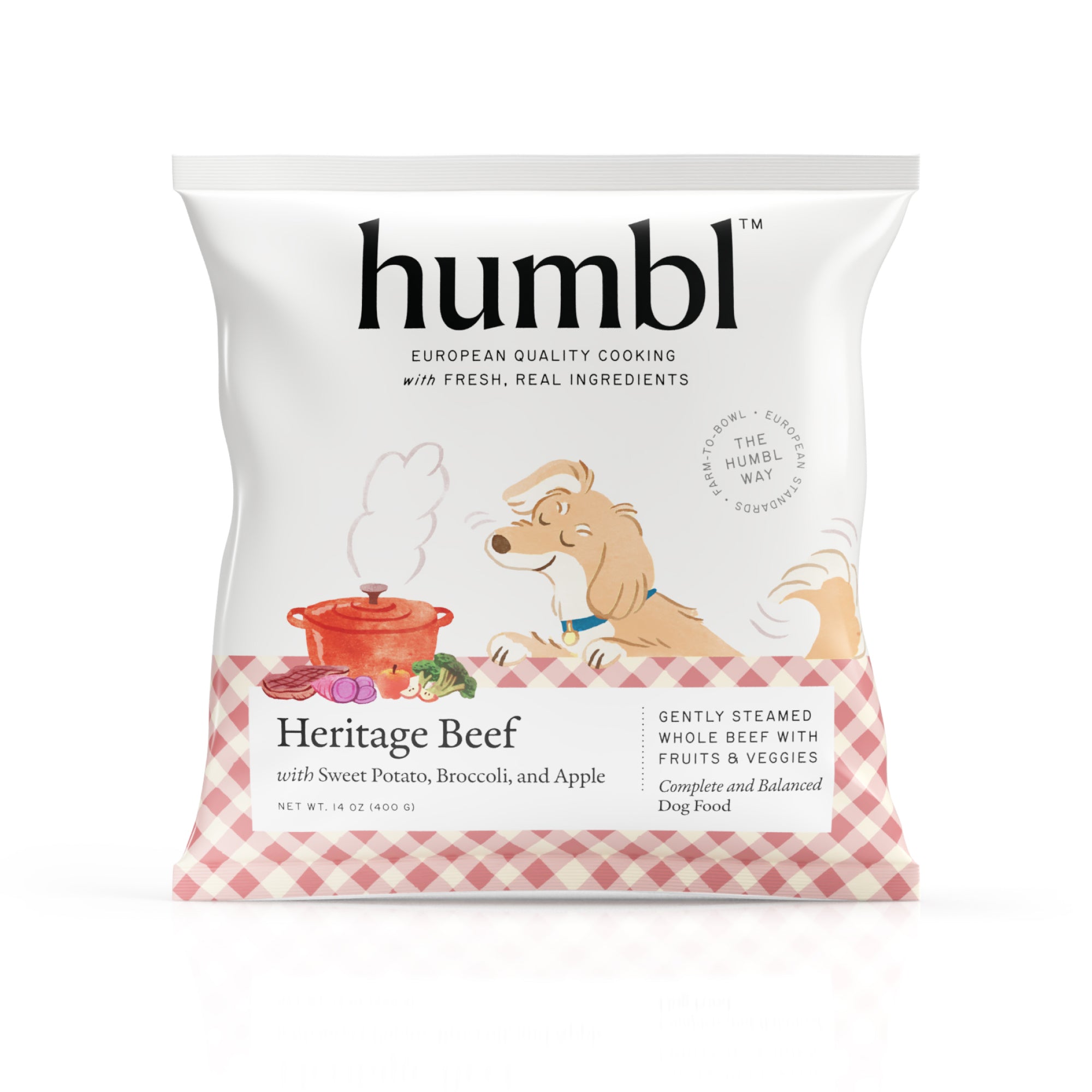 Heritage Beef frozen bag front