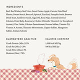 Heritage Beef ingredients