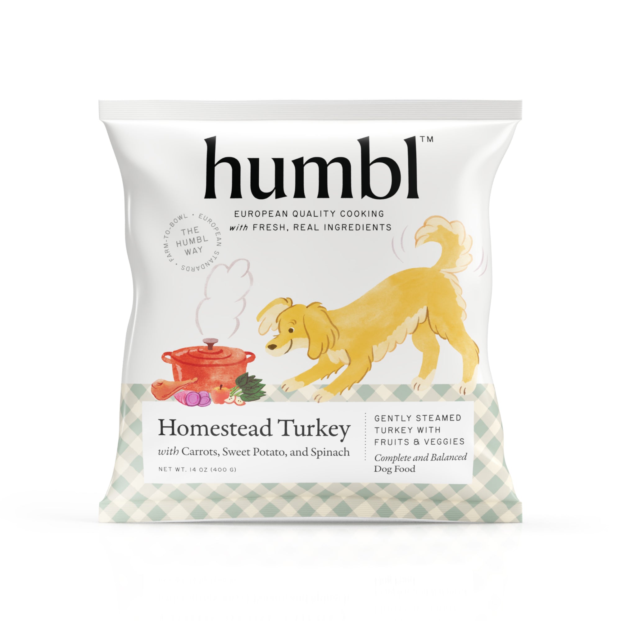 Homestead Turkey frozen bag front